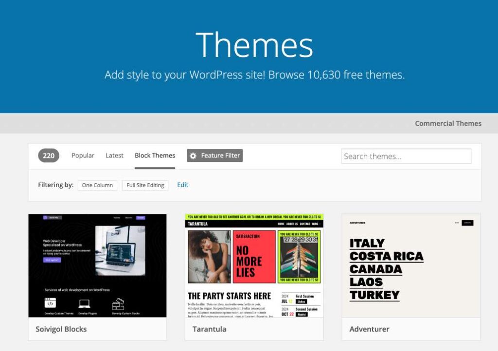 temas y plugins wordpress